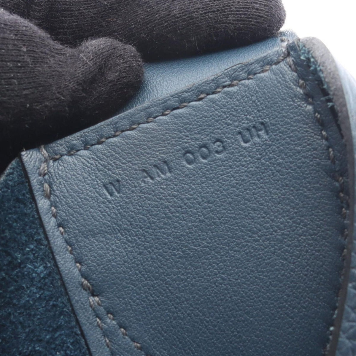 Hermes Shoulder Bag Alson Bour de Pluse Leather Boule Blue-de-prusse Navy — view 5