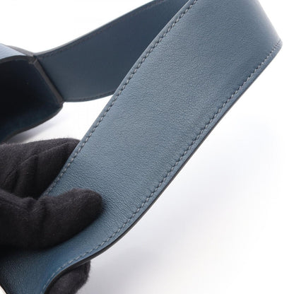 Hermes Shoulder Bag Alson Bour de Pluse Leather Boule Blue-de-prusse Navy — view 8