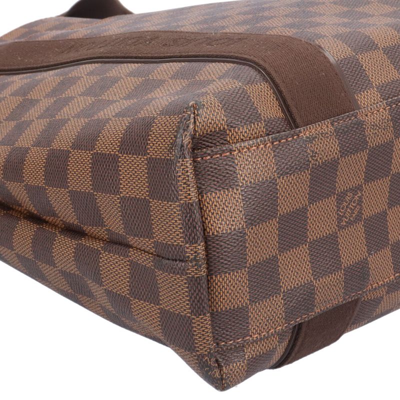 Louis Vuitton Cabas Bobol Damier Tote Bag Damier Canvas N52006 Brown Ladies