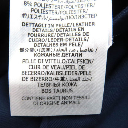 Gucci 698813 Wool Mohair GG Marmont Webline Slacks Pants Blue 46 Made In Italy