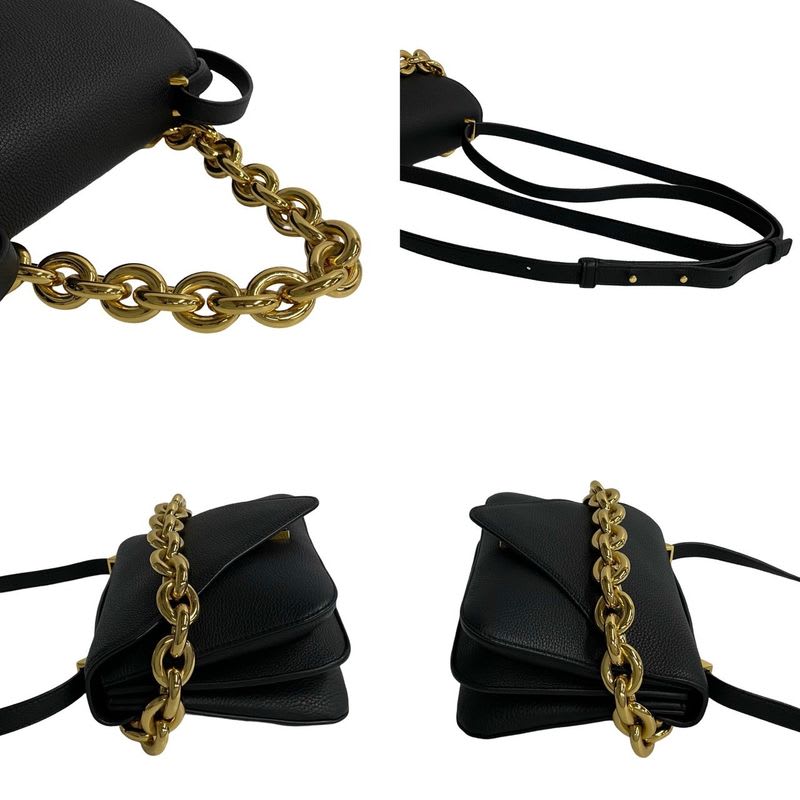 Bottega Veneta Mount Envelope Leather 3-Way Shoulder Bag Handbag