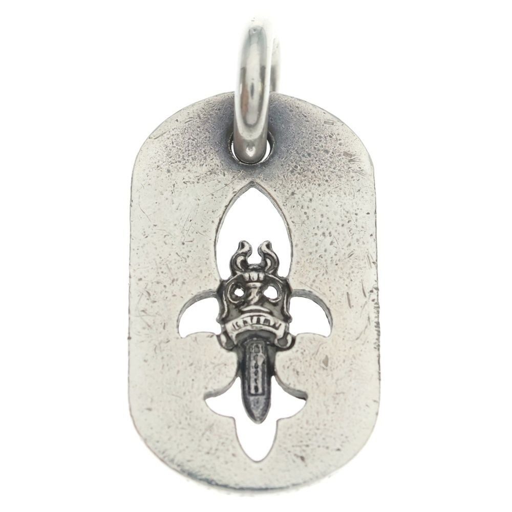 Chrome Hearts D Tag Sml Fle Dag Fudaga Dog Tag Small Necklace Top