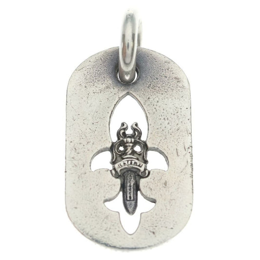 Chrome Hearts D Tag Sml Fle Dag Fudaga Dog Tag Small Necklace Top