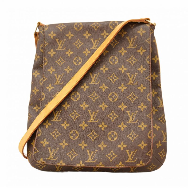 Louis Vuitton Shoulder Bag Monogram Musette M51256 Brown Ladies