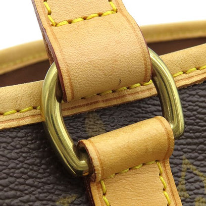 Louis Vuitton Handbag Batignolles Monogram Canvas Monogram Gold Hardware Brown