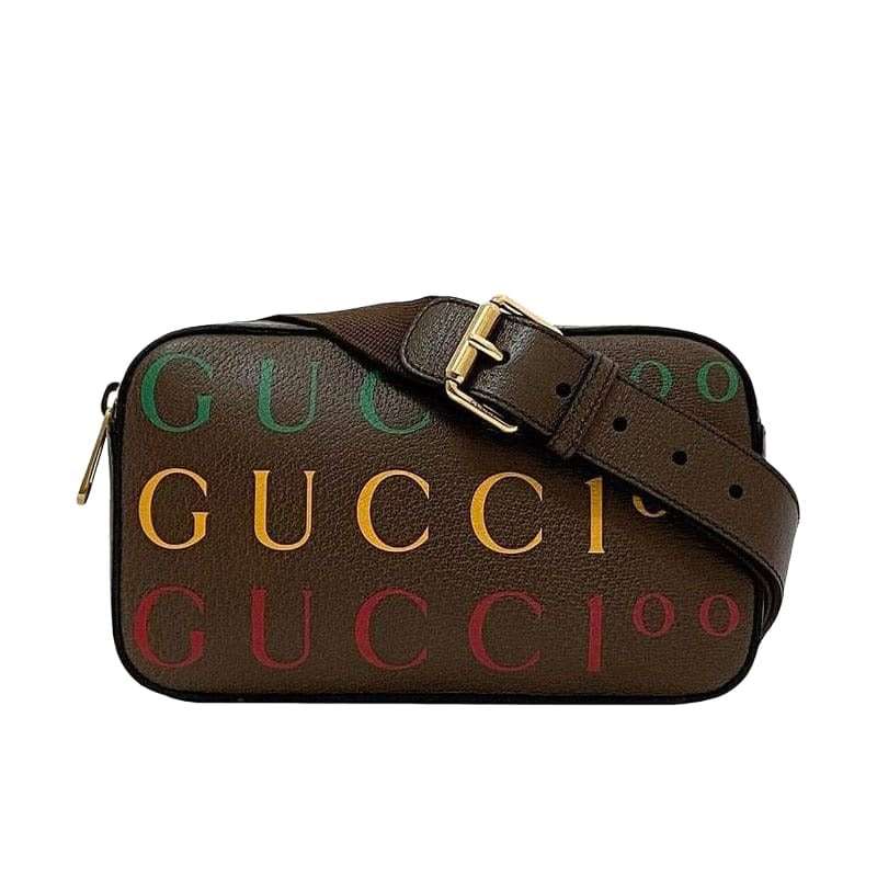 Gucci Body Bag Brown 100 th Anniversary