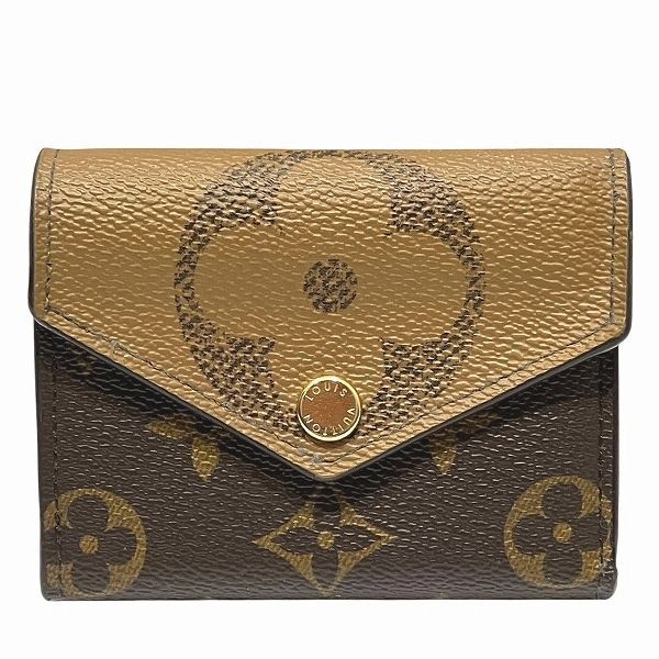 Louis Vuitton Monogram Giant Reverse Portefeuille Zoë M80725 Trifold Wallet