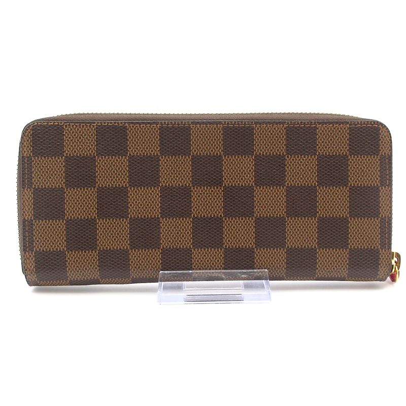 Louis Vuitton Damier Portefeuille Cles Mance N60534 Slize Long Wallet