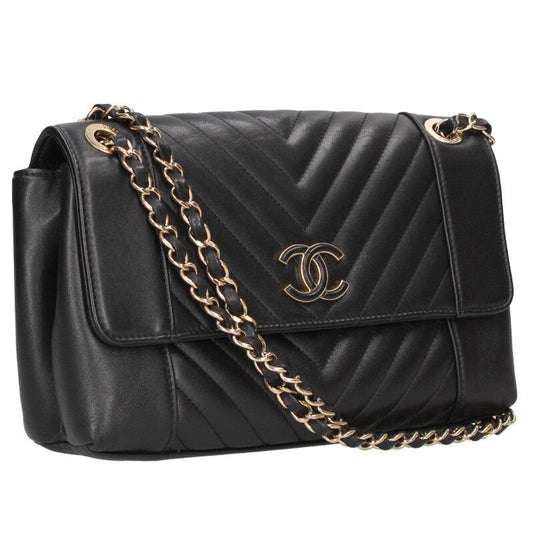 Chanel As0260 Chevron Lambskin Chain Shoulder Bag Women