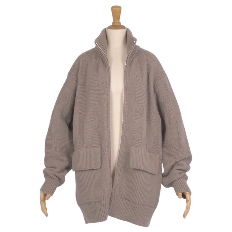 Hermes Jacket 2024ss Drivers Knit