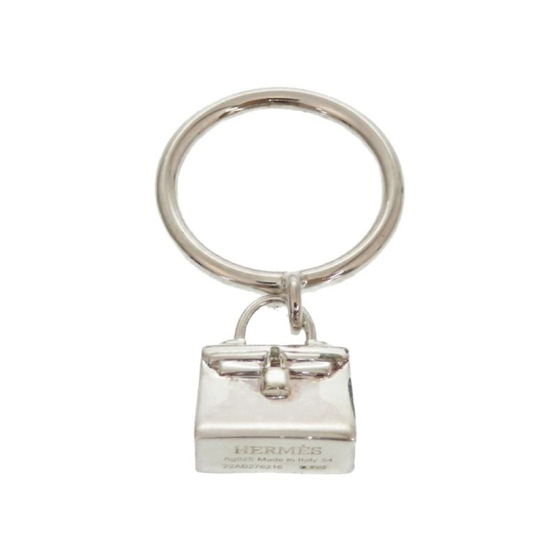 Hermes Amulet Kelly Ring 925 Silver Accessories 0169