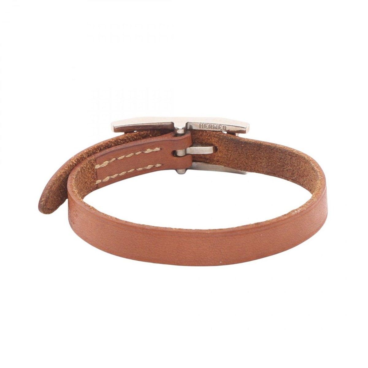 Hermes Bracelet Api 3 Tandem Leather Stainless Steel Api III — view 2