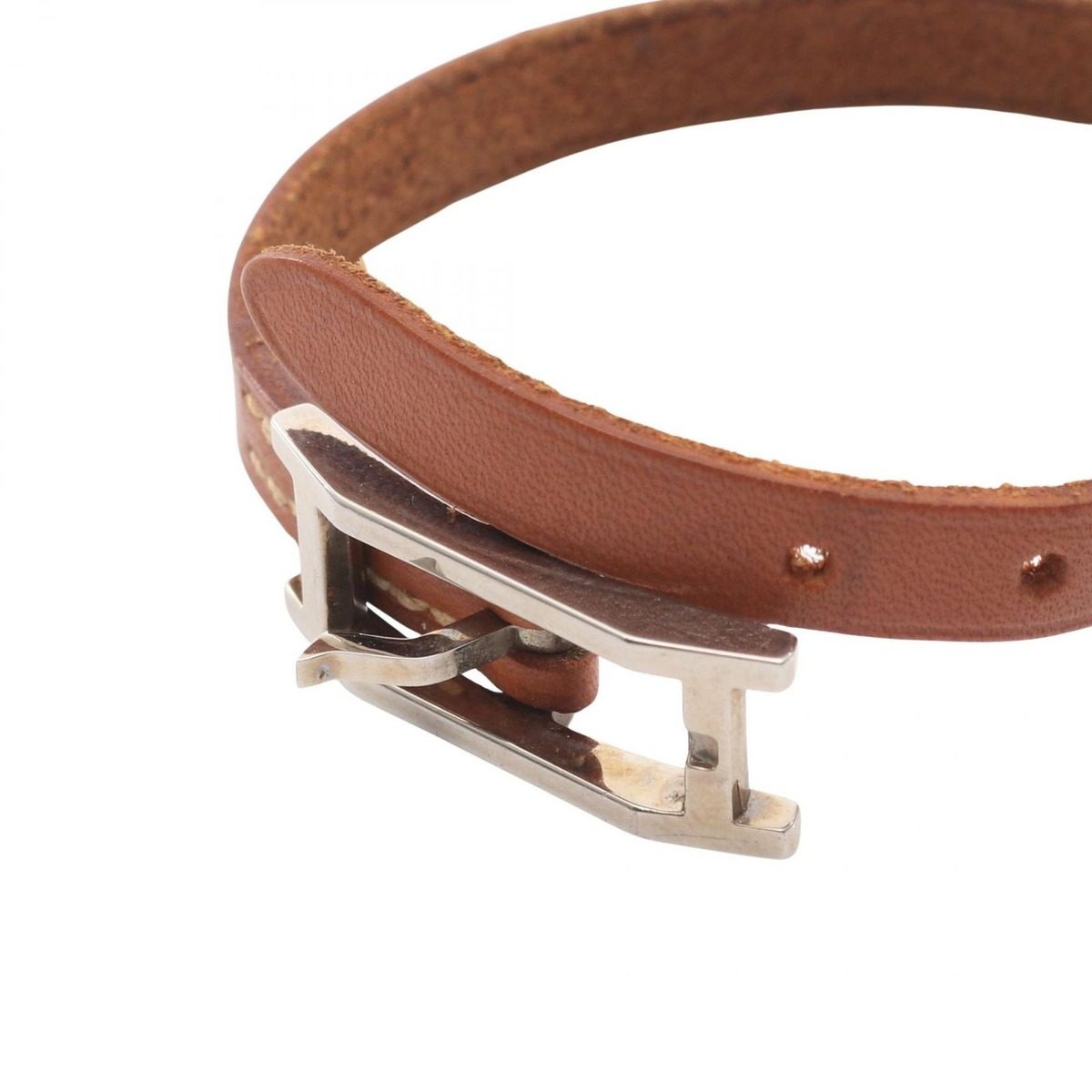 Hermes Bracelet Api 3 Tandem Leather Stainless Steel Api III — view 3