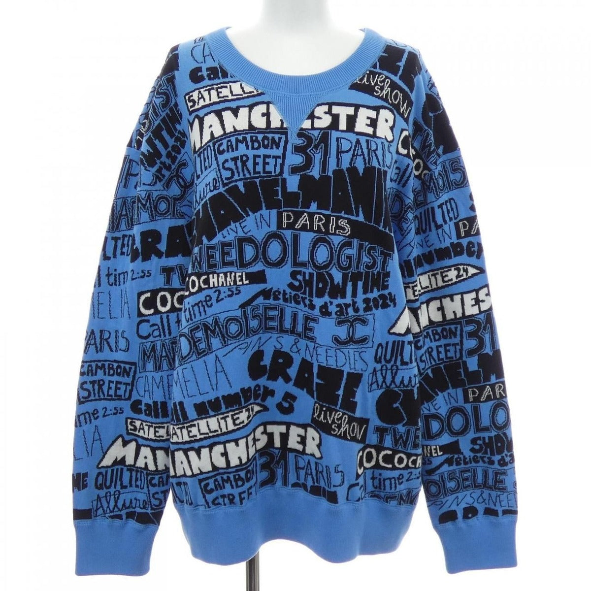 Chanel Knit Cashmere Blue