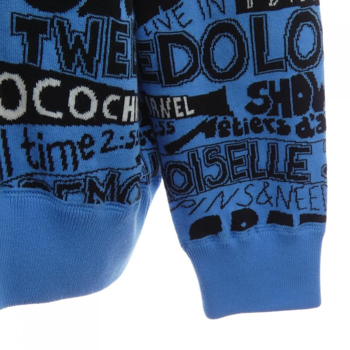 Chanel Knit Cashmere Blue — view 7