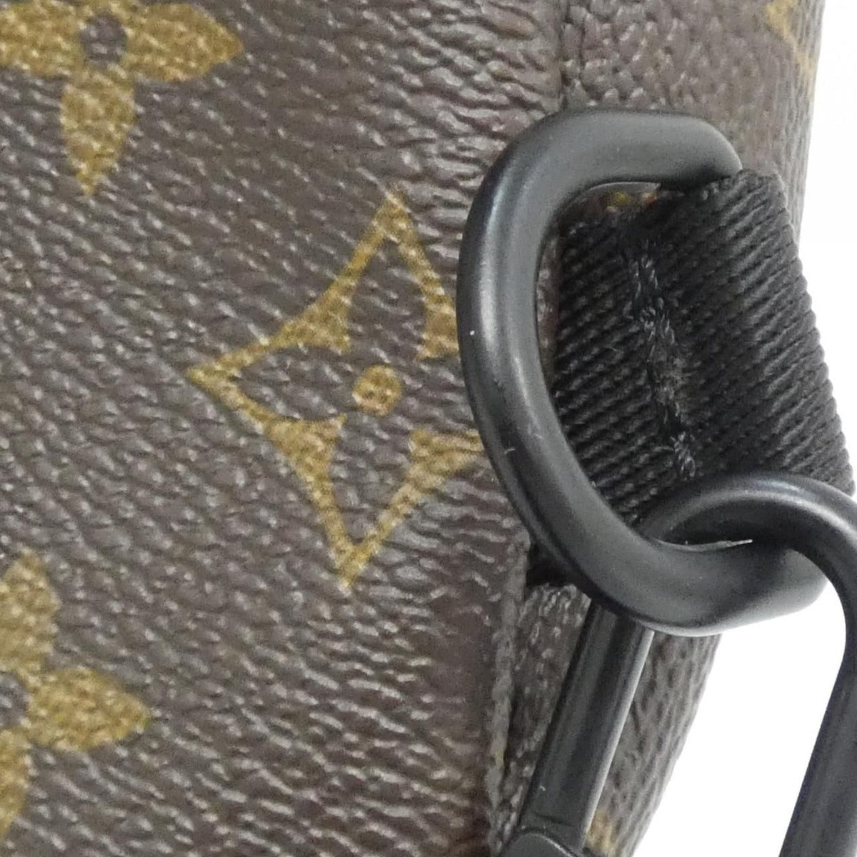Louis Vuitton Monogram Macassar Avenue Sling Bag Brown Marron Black — view 8