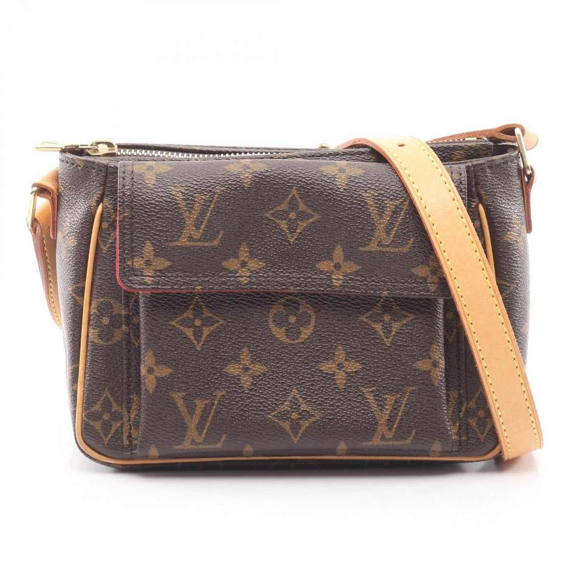 Louis Vuitton Shoulder Bag Viva City PM Canvas Leather