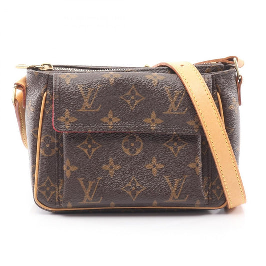 Louis Vuitton Shoulder Bag Viva City PM Canvas Leather