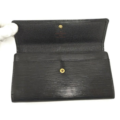 Louis Vuitton Porte Monet Cles Di Epi Black — view 2