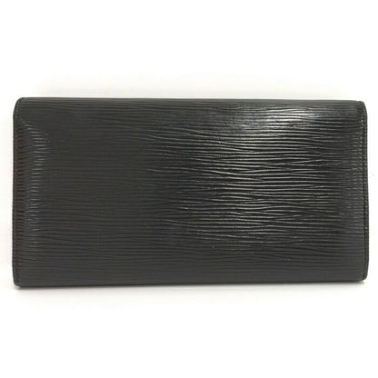 Louis Vuitton Porte Monet Cles Di Epi Black — view 3
