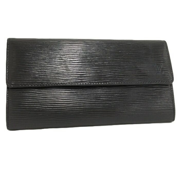 Louis Vuitton Porte Monet Cles Di Epi Black