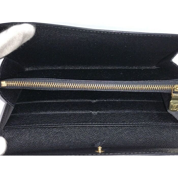 Louis Vuitton Porte Monet Cles Di Epi Black — view 8
