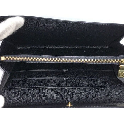 Louis Vuitton Porte Monet Cles Di Epi Black — view 8