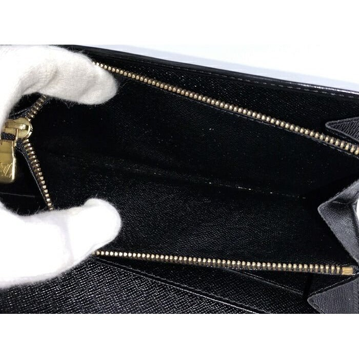 Louis Vuitton Porte Monet Cles Di Epi Black — view 10