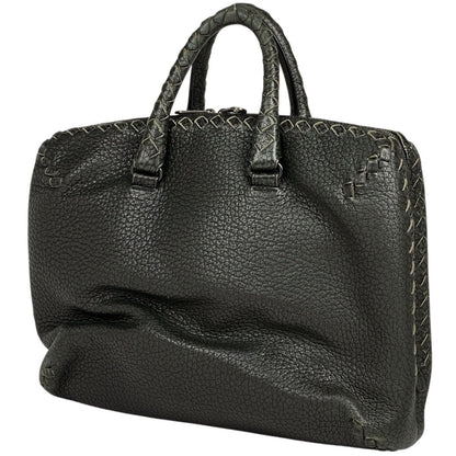 Bottega Veneta Intrecciato Handbag Khaki Leather Green