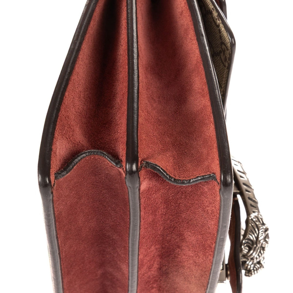 Gucci Blooms Dionysus Beige Burgundy Supreme Canvas Shoulder Bag — view 7
