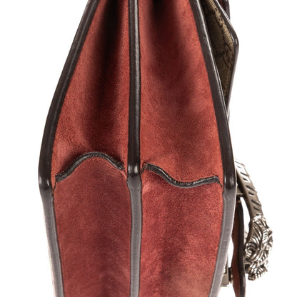 Gucci Blooms Dionysus Beige Burgundy Supreme Canvas Shoulder Bag — view 7