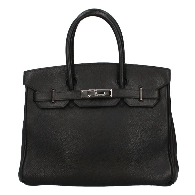 Hermes Birkin 30 Togo Handbag Black