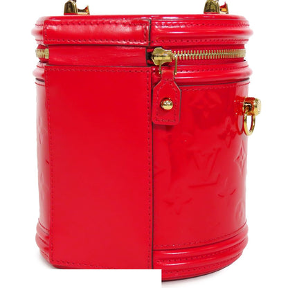 Louis Vuitton Cannes PM Rouge Red Monogram Vernis 2-Way Shoulder Bag — view 2
