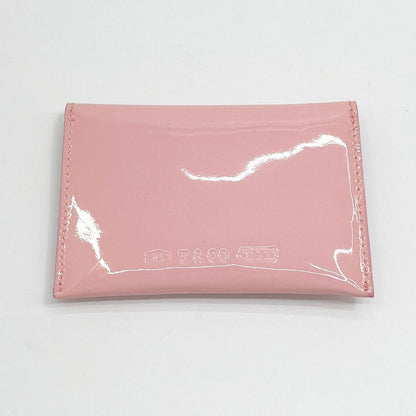 Tiffany & Co Tiffany Card Case Light Pink Enamel with Box Light Pink