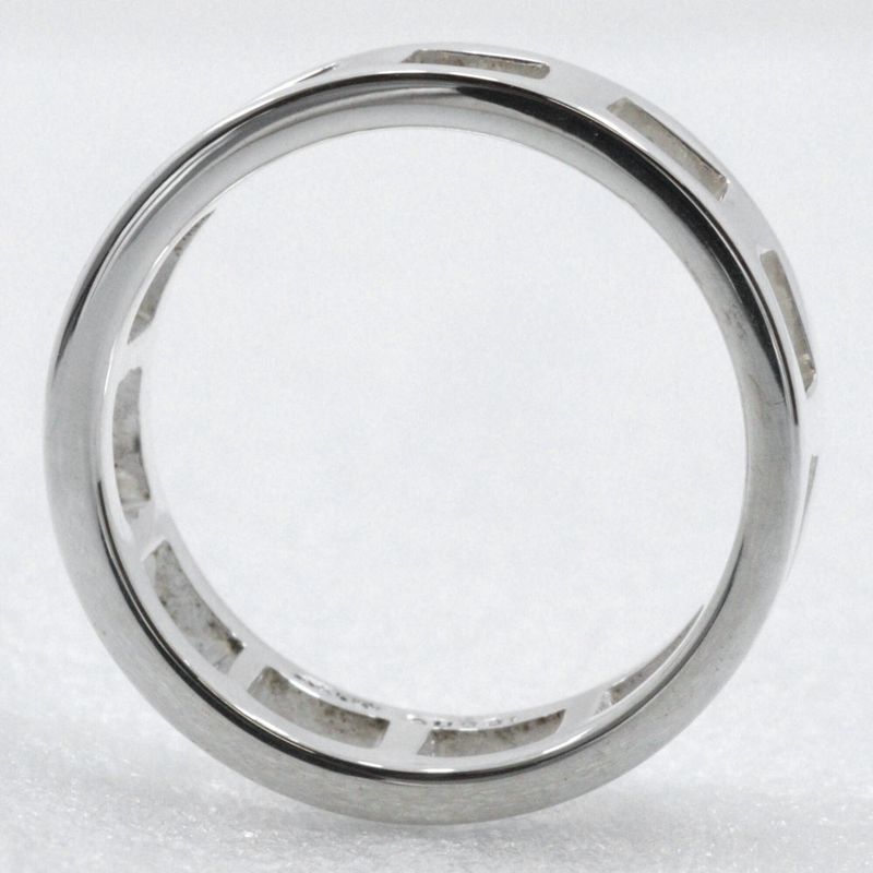 Gucci Open Square Silver 925 Size 12 Ladies 4.3g Ring