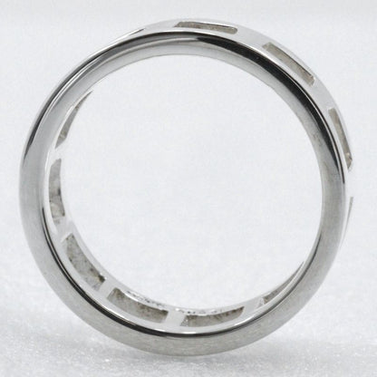 Gucci Open Square Silver 925 Size 12 Ladies 4.3g Ring
