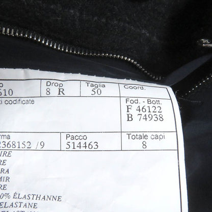 Hermes 23AW Cashmere Blend Windowpane Padded Double Breasted Coat Patted Coat