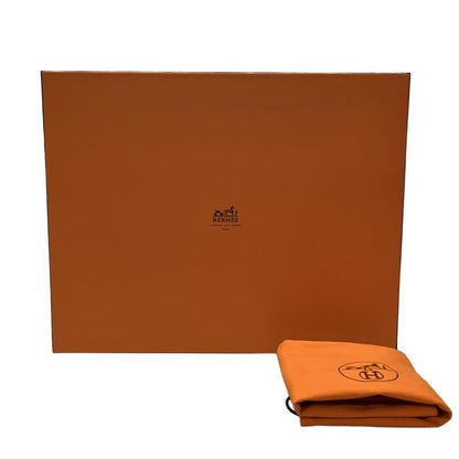 Hermes Tote Bag Troca Horizontal MM Dark Navy Dark Brown And Gray Beige Leather