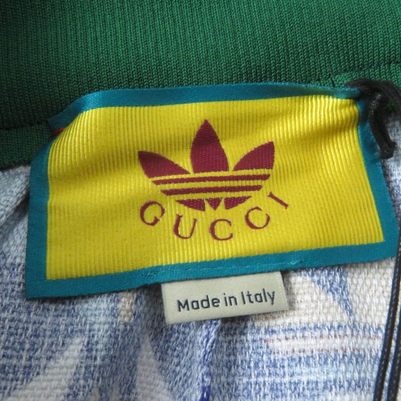 Gucci×adidas 703006 100% Cotton Trefoil Webline Shorts Multicolor 36 Made In