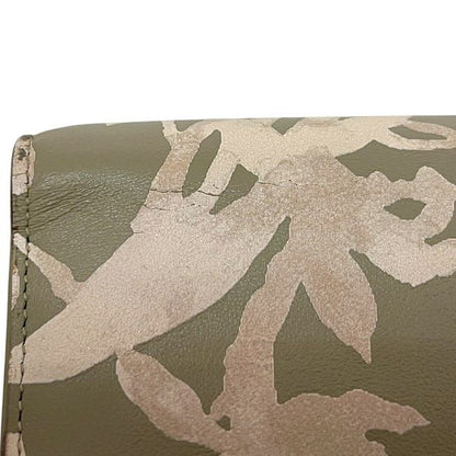 Saint Laurent Bifold Wallet Khaki Green Beige 396307 Billfold