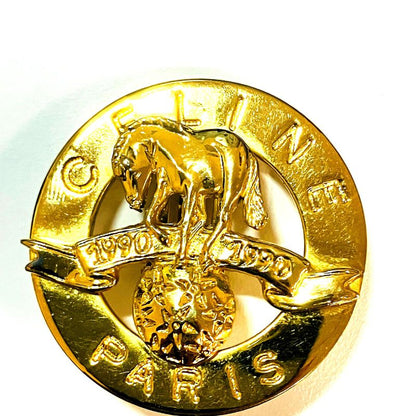 Celine Circle Horse Earrings: X2013