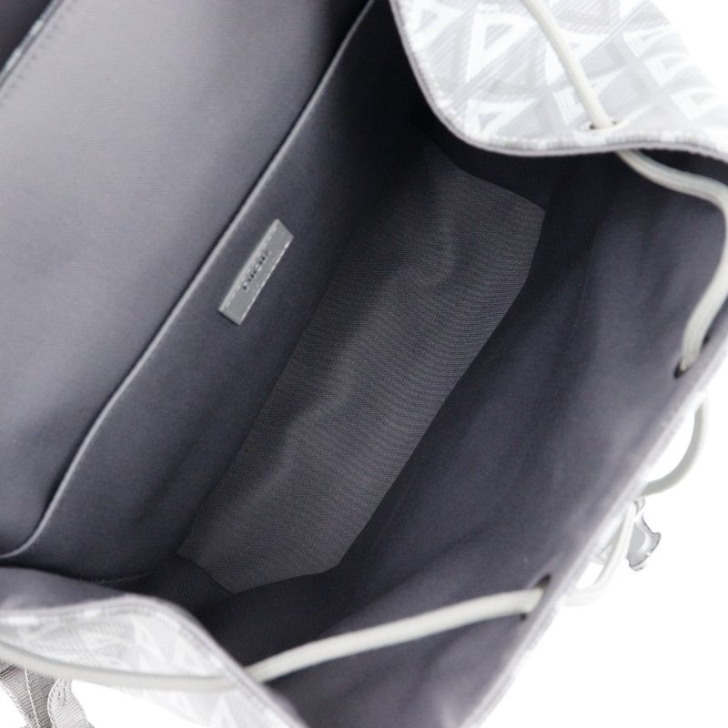 Dior Christian Dior HIT THE ROAD Backpack 1esba021cdp PVC Gray Men's Backpack/da