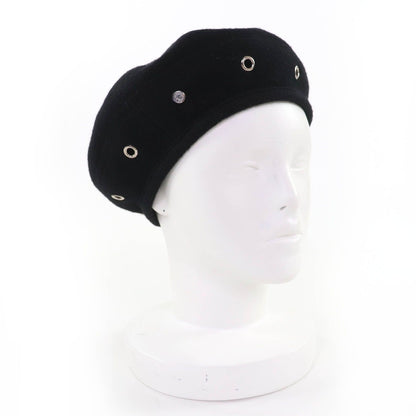 Hermes Santo Honore Cashmere Silver Series Beret Hat