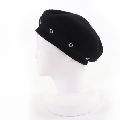 Hermes Santo Honore Cashmere Silver Series Beret Hat — view 3