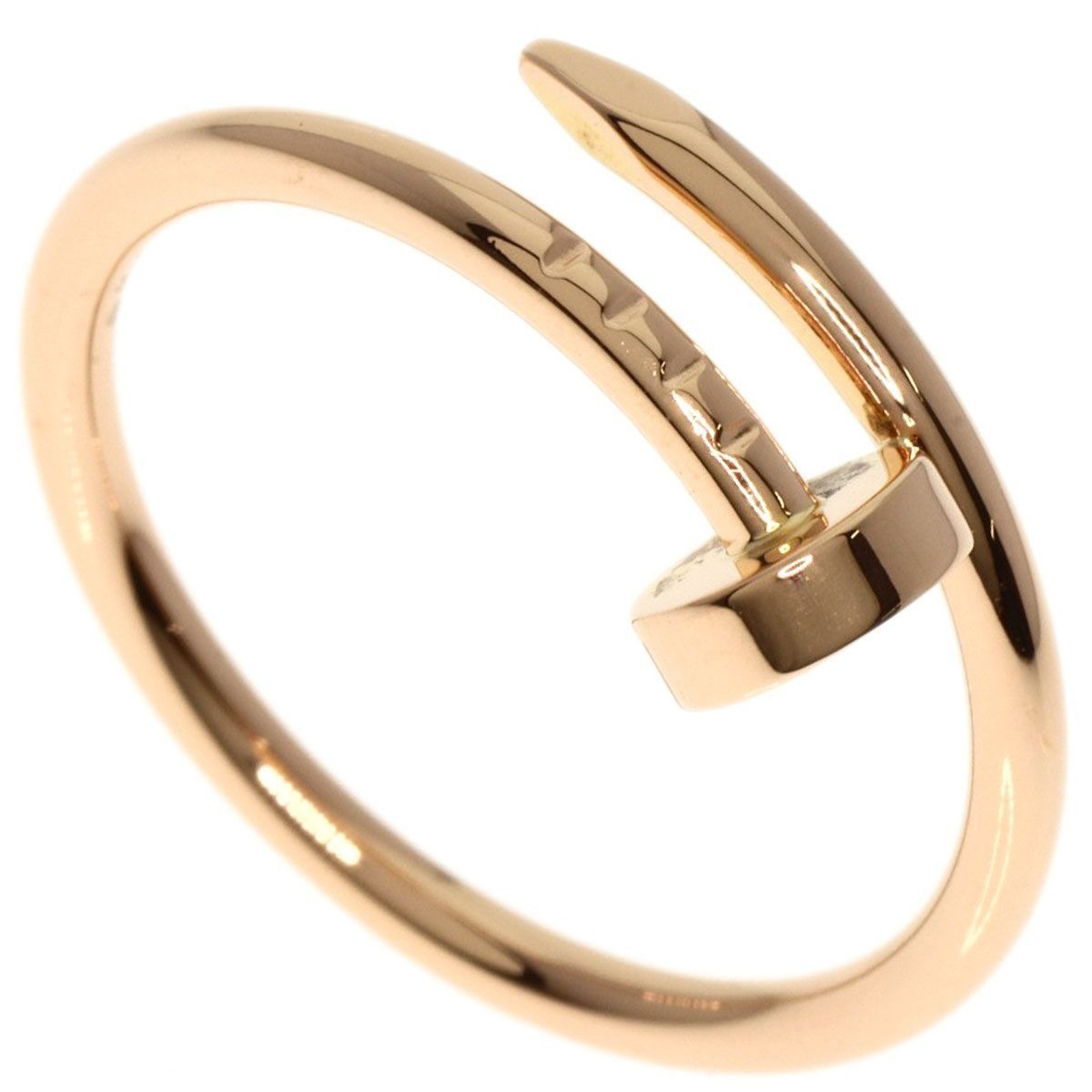 CARTIER Juste un Clou Ring Gold SM #54, K18PG, Women's