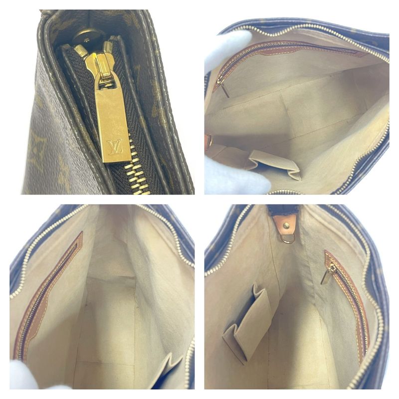 Louis Vuitton M51145 Monogram PVC Looping GM Shoulder Bag Brown 455877 Shoulder