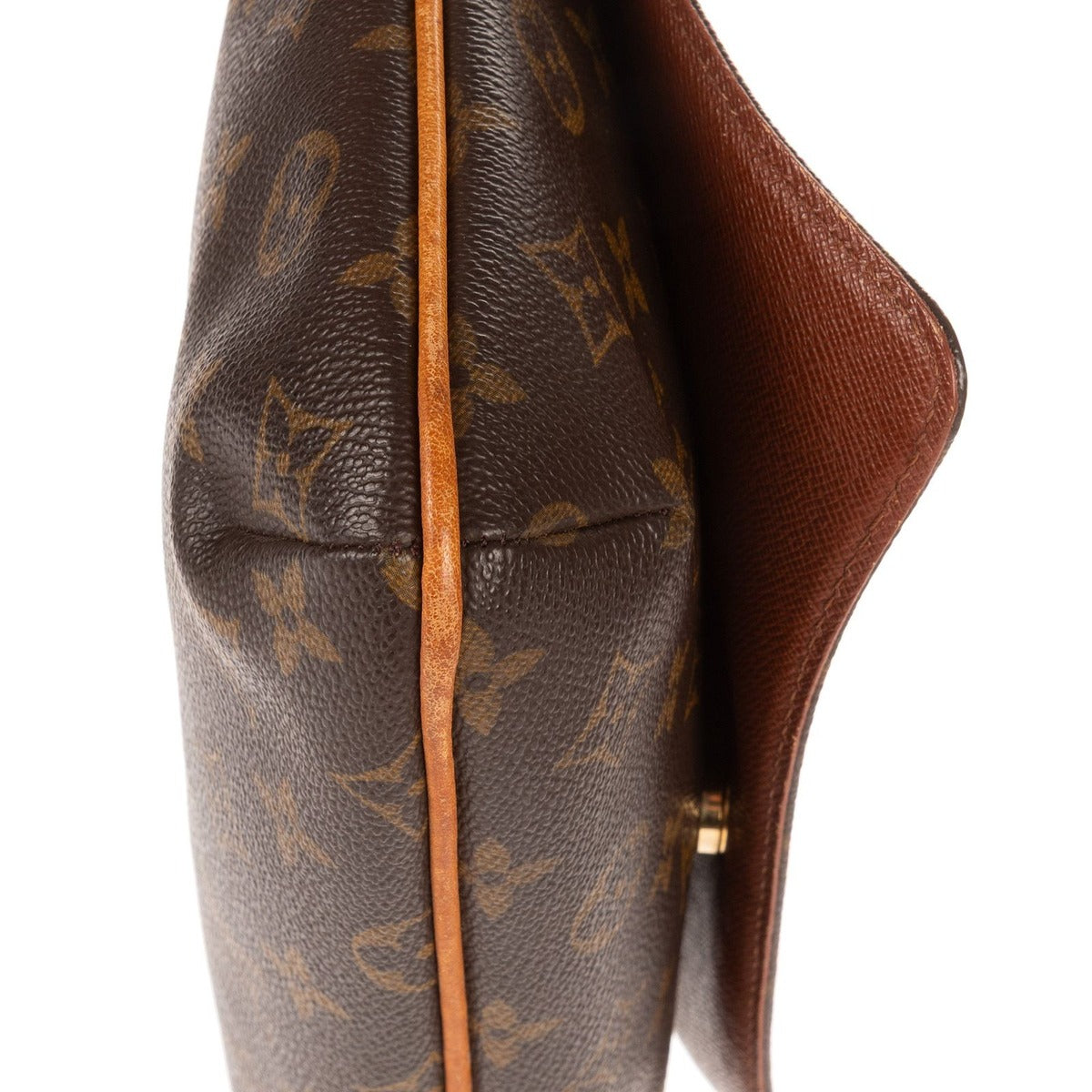 Louis Vuitton Musette Tango Brown Monogram Canvas Shoulder Bag — view 7