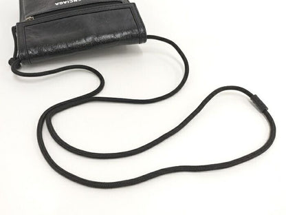 Balenciaga Explorer Shoulder Bag Leather Black 532298