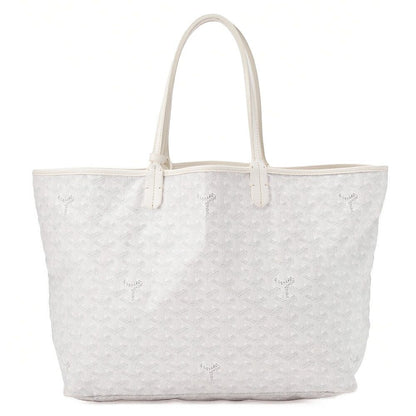 Goyard [goyard] Saint-louis PM Tote Bag Coated Canvas White With Silver