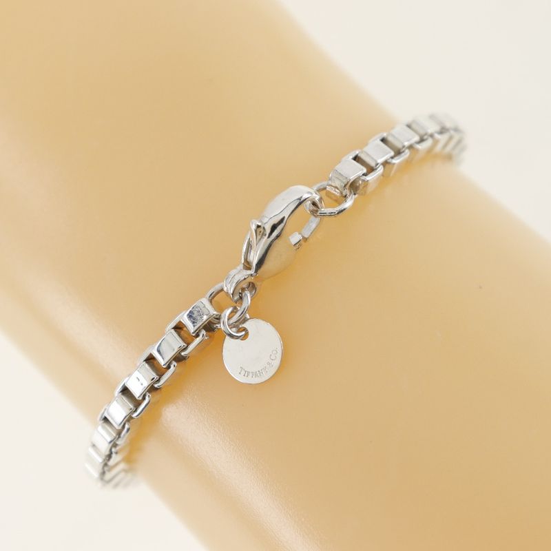 Tiffany & Co Venetian Silver 925 Ladies 15.7g Bracelet